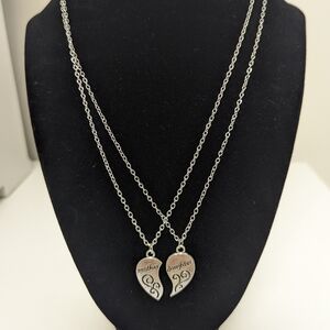 Mother and daughter necklace set